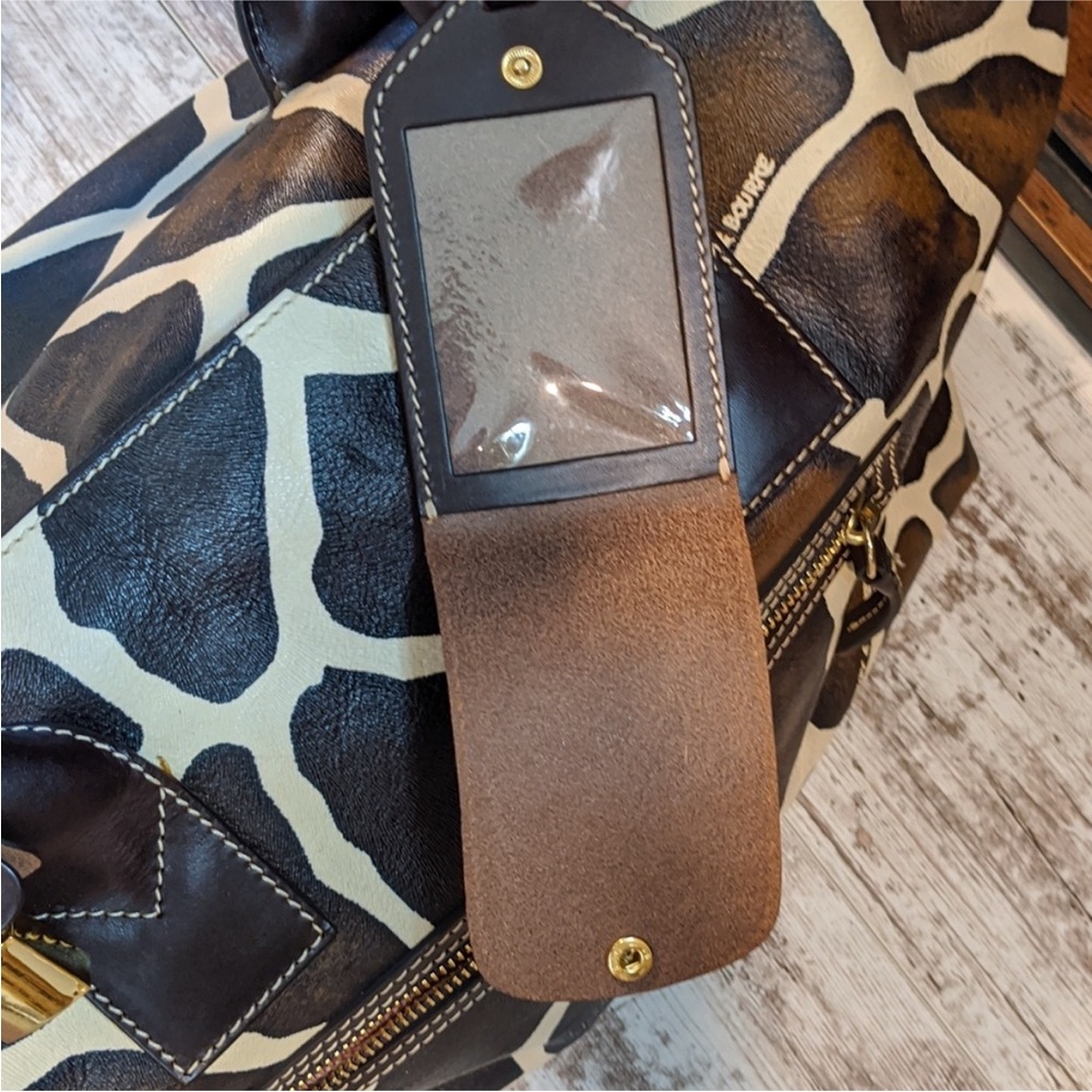 Dooney and Bourke Giraffe Print Weekend Bag - Picture 10 of 16